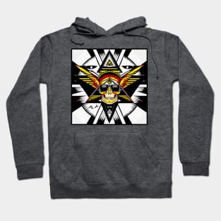 Chill Illuminati Skull Hoodie